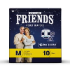 Friends Overnight Adult Diapers Medium Pack Of 10 (taped Diaper)(2) 